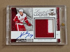 Pavel Datsyuk 2008-09 UD The Cup Limited Logos Auto 38/50 Hard-signed 2-clr Patc