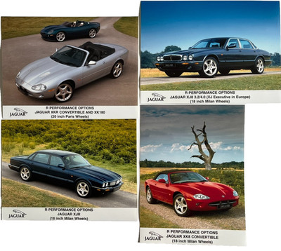Jaguar XKR XK8 XJR XJ R Performance Original Pressefoto 20cm x 15cm x 4