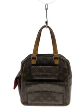 LOUIS VUITTON Handbag Excente Cité Monogram Canvas PVC Brown Used