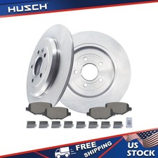 Rear Rotors And Brakes Pads For Ford Edge Explorer Flex Taurus Lincoln Mkx Mks