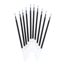 10Pcs 0.38mm Gel Ink Ballpoint Pen Refill Black Blue Red Stationery Supply