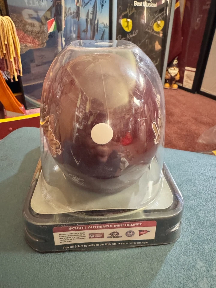 Minicasco de fútbol americano SCHUTT Louisiana-Monroe Warhawks SCHUTT de colección sellado RARO Foto 3 de 3