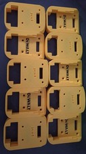 10 x For DeWalt 18v/54v Battery Holder Mount Storage Clip Shelf Van Transport