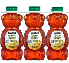 3 ct Kirkland Signature Organic Raw Honey 24 oz ea