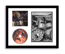 Pink Floyd Nick Mason Autograph Signed 11x14 Custom Framed CD Photo Pompeii COA