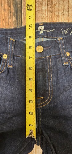 7 for All Mankind Women's A Pocket Jeans Size 24x33 Bootcut Low Rise - Picture 7 of 14