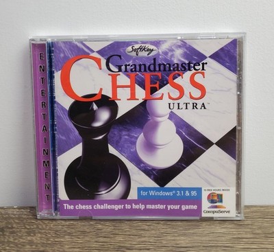 Grandmaster Chess Ultra (PC CD ROM, Win 3.1, 95) CIB, Great shape