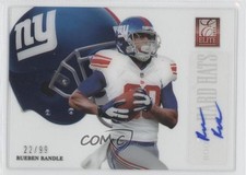 2012 Elite Rookie Hard Hats Signatures 22/99 Rueben Randle #30 Auto 0b2