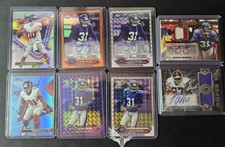 2024 Topps Chrome & Finest Football Card Lot Autograph Patch New York Giants