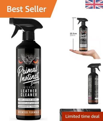 500ml Auto Lederreiniger - Nicht fettender Restaurator mit Echtlederduft
