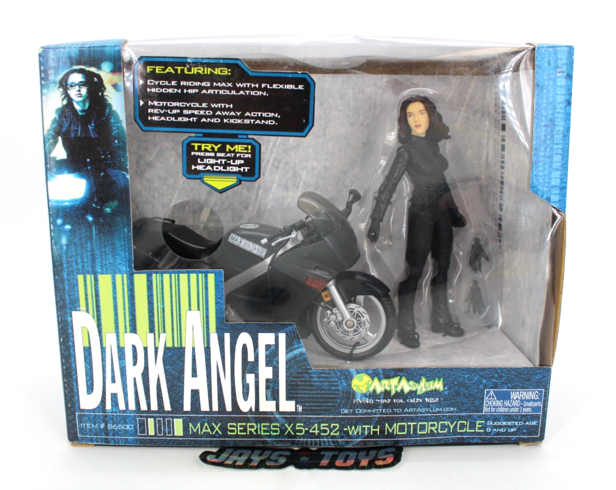 SF・ファンタジー・ホラー DARK ANGEL MAX SERIES X5-452 Dark Angel Max Series X5-452 with Motorcycle Figure Art Asylum