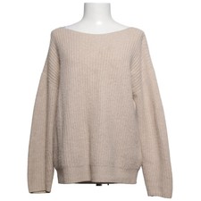 Repeat Cashmere, Strickpullover, Größe: 38, Beige, Kaschmir, Einfarbig #8yX