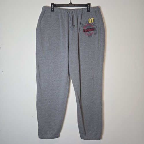 Universal Studios Harry Potter Gryffindor Quidditch Gray Women's SweatPants XXL