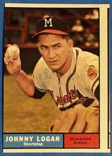 1961 Topps #524 Johnny Logan