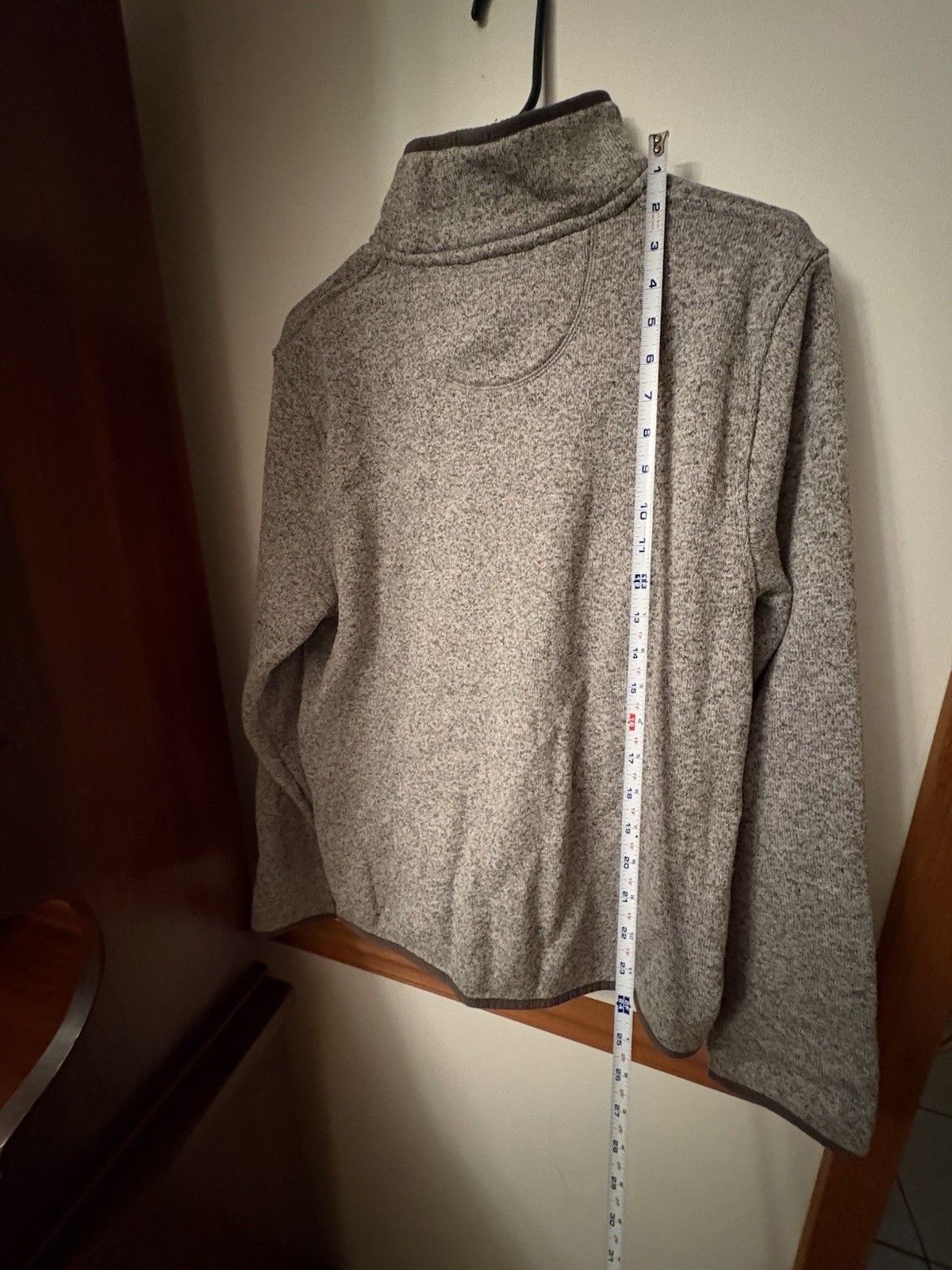 L L Bean Gray Pullover Large - image 5