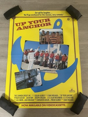  Up Your Anchor  Original Movie Poster Rolled Video Release Comedy 80s CV