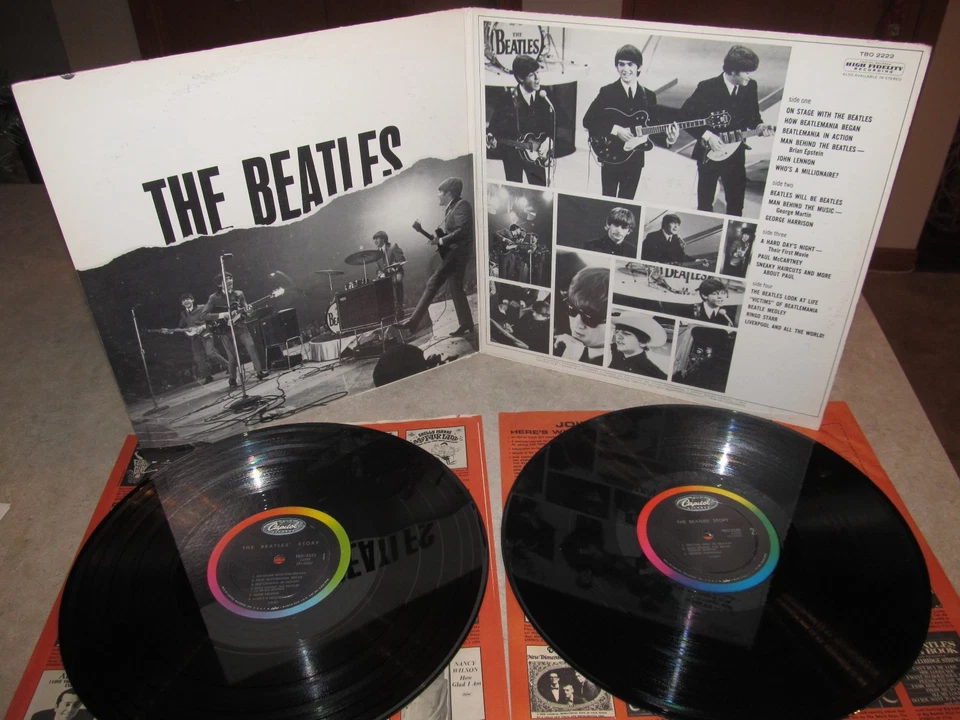 THE BEATLES’ Story 2 LP CAPITOL TBO-2222 MONO 1964 - Image 2 of 4