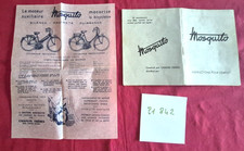 N°21842 /   MOSQUITO / notice d'emploi + prospectus   /  GARELLI