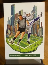 Pat McAfee Dual Show DT Art Indianapolis Colts Card