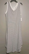 Time and Tru Women's Double V-Neck Shirttail Dress Size XL