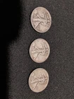 1940s Walking Liberty Half Dollars 90% Silver AU - Lot Of 3
