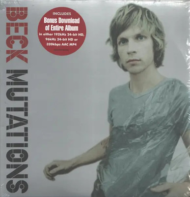 Beck Mutations +7'', BOOKLET NEAR MINT Geffen Records Vinyl LP & MP3