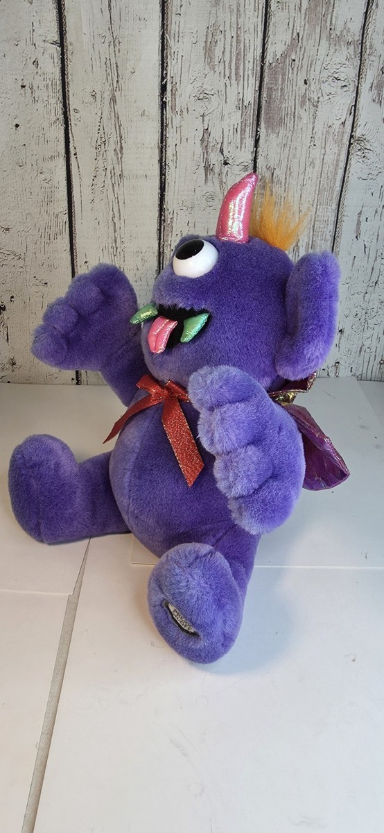 VTG Dan Dee Purple People Eater Plush Singing Dancing Tested WORKS