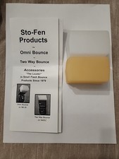 Sto-Fen Omni Bounce/Two Way Bounce, white and yellow, Fits Several Models