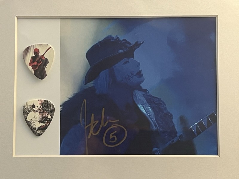 JOHN 5 SIGNED 1:1 PHOTO/PICS FRAMED ~Rob Zombie~Marilyn Manson~Motley Crue