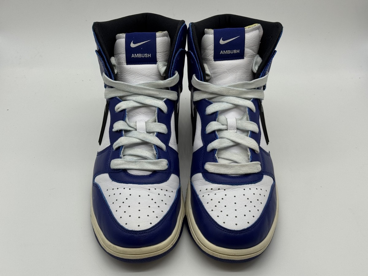 Nike Dunk High Ambush Deep Royal Blue Black White CU7544-400 Used