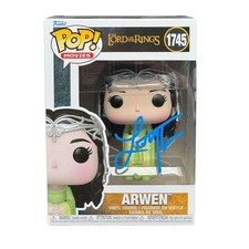 Liv Tyler Firmado Arwen Funko Pop 1475 El Señor de los Anillos Autógrafo Beckett BAS