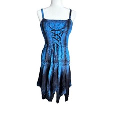 Vintage dark fairy core midi dress 