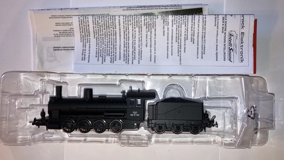 Locomotive à vapeur de la SNCF 1-040B728 Piko digitale et sonore en BO - Photo 4/4