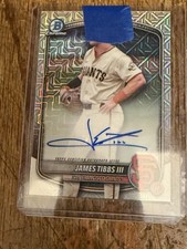 2025 Bowman Chrome Prospect Auto Mega Box Mojo #BMA-JT James Tibbs III