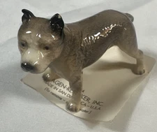 RETIRED Hagen-Renaker Mini #3292 PITBULL Ceramic Pit Bull Terrier Figurine (X7)