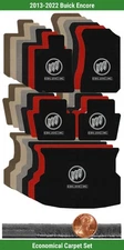 Custom Velourtex Carpet Mat Set for '13-22 Buick Encore w/Logo (5 pieces) #2VQ