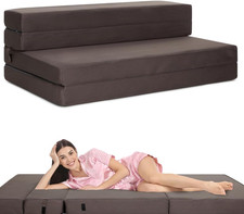 Premium Tri-Fold Folding Mattress - Portable Sofa Bed for Home  Travel