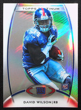 2012 Topps Platinum - Rookie David Wilson #106 (RC)