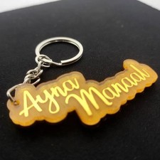 Llavero con Nombre Personalizado Acrílico Fuente Cursiva Llavero Regalo para Mujer
