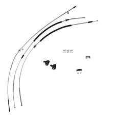 Parking Brake Cable Kit Complete With Hardware 1975-81 Camaro Firebird OE Steel