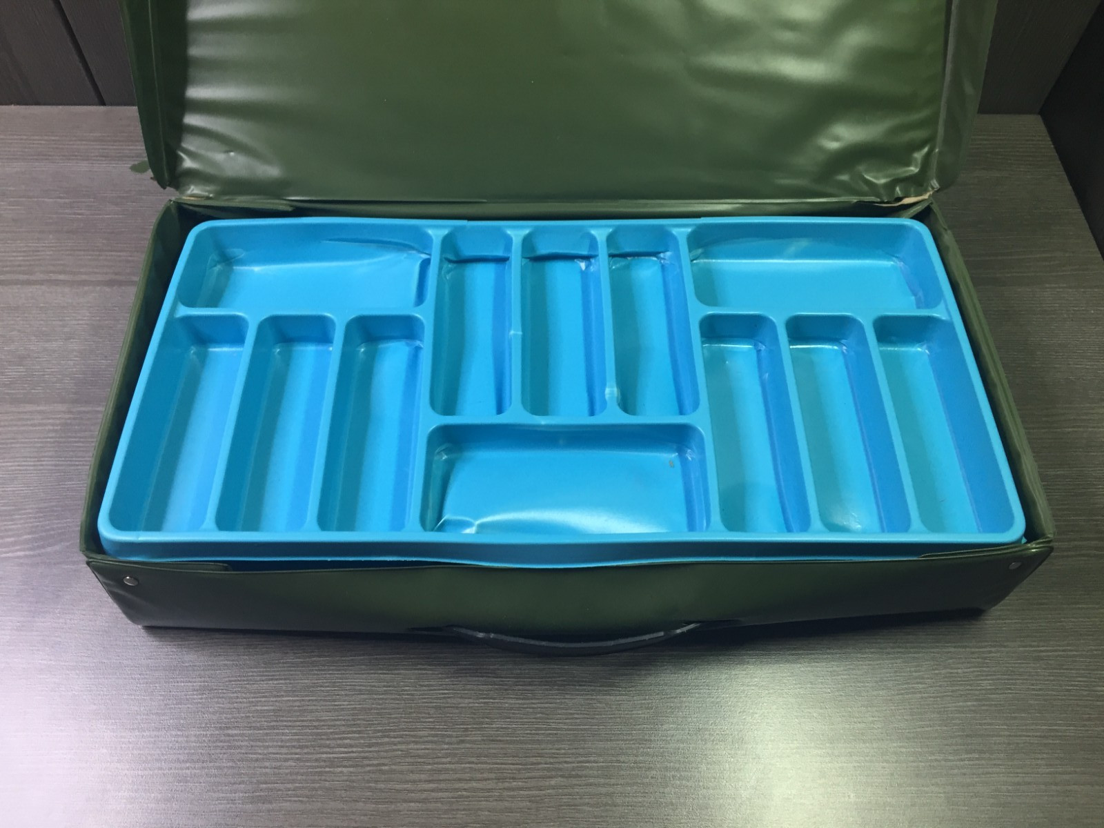 1980s COMBAT FIGURE Collectors Case TARA TOY  GI Joe Star Wars 3 3/4 Vintage