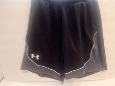 Under Armour Boys Black & Grey Shorts Waist 26” Stretchable - Very Nice!