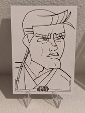 Topp Star Wars Sketch Card Anakin Skywalker R...
