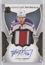 2016-17 Upper Deck The Cup Signature Materials 31/99 Jimmy Vesey #SI-JV Auto 9su