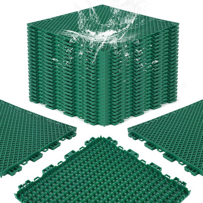 24 Pcs 12 X 12 in Basketball Court Tiles, Interlocking Sport Floor Tiles, Non Sl