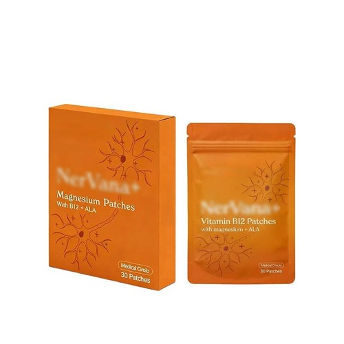 Avalaine Nervana+ Vitamin B12 Patches With Magnesium 30 Pieces Soothing Patches. - Picture 2 of 10