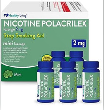 Nicotine Polacrilex Mini Lozenge, Stop Smoking Aid, 2 mg 135 coun
