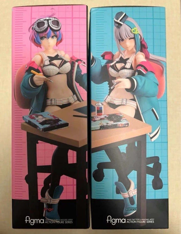 FIGMA Shunya Yamashita’s PLASTIC ANGEL: Ange Lanna conjunto de 2 figuras Max Factory Foto 3 de 3