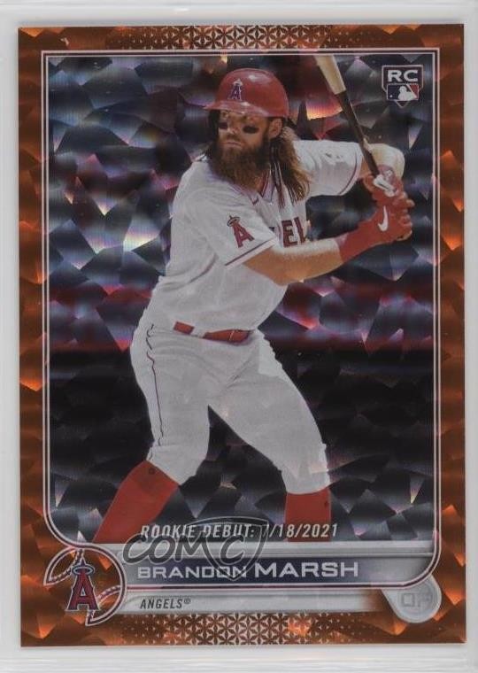 2022 Topps Update Debut Orange Foil 174/299 Brandon Marsh #US35 Rookie RC 07r3