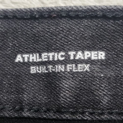 Old Navy sportliche Taper Herrenjeans schwarz 30 x 30 integrierte Flex - Bild 8 von 8